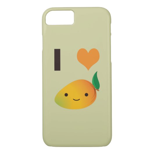 I Heart Mango Case-Mate iPhone Hülle (Rückseite)