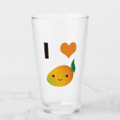 I Heart Mango Glas (Vorderseite)