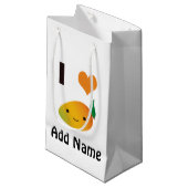 I heart Mango Kleine Geschenktüte (Vorderseite Schrägansicht)