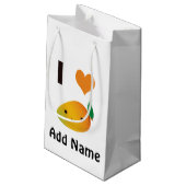 I heart Mango Kleine Geschenktüte (Rückseite Schrägansicht)