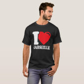 I Heart Marseille Beautiful Marseille City I Liebe T-Shirt (Vorne ganz)