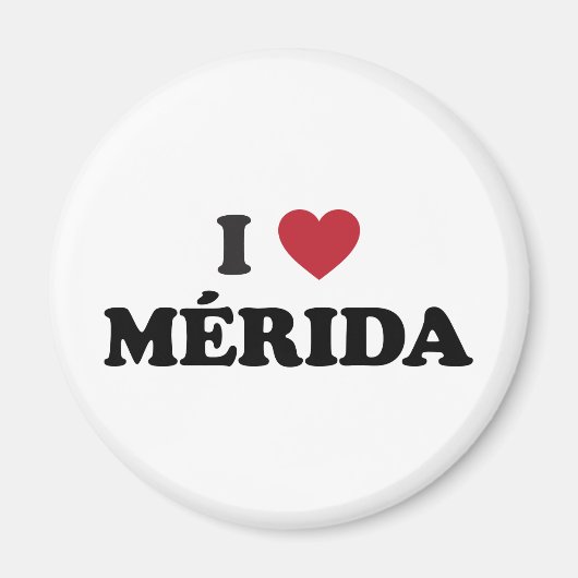I Heart Mérida Mexico Magnet (Vorne)