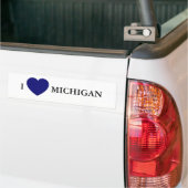 I heart Michigan Autoaufkleber (Auf Lkw)