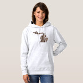 I heart Michigan-Petoskey stone Hoodie (Vorne ganz)