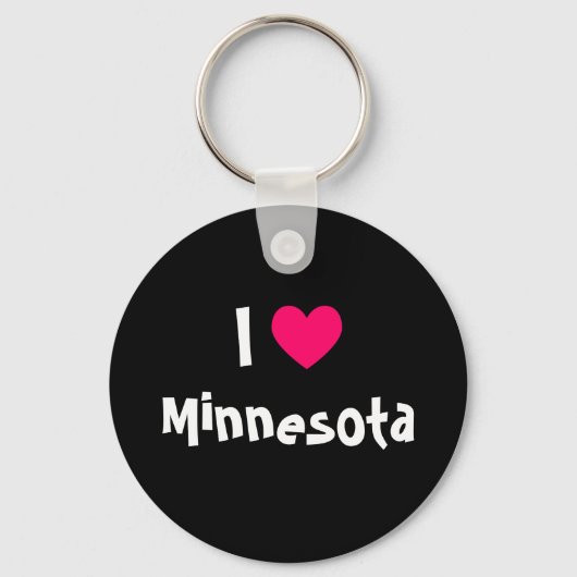 I Heart Minnesota Schlüsselanhänger (Vorderseite)