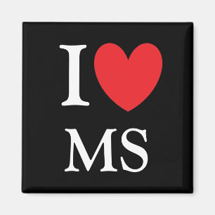 I Heart Mississippi Magnet
