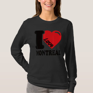 I Heart Montreal Schöne kanadische Stadt I Liebe M T-Shirt