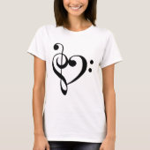 I heart music T-Shirt (Vorderseite)