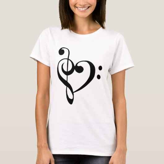 I heart music T-Shirt (Vorderseite)