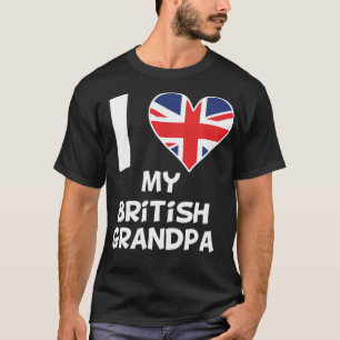 I Heart My British namastay design T-Shirt