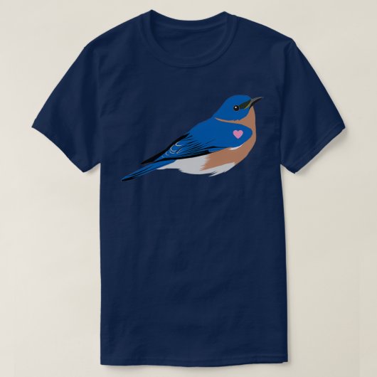I Heart my Eastern Bluebird T-Shirt (Design vorne)