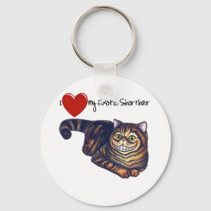 I Heart My Exotic Shorthair Schlüsselanhänger