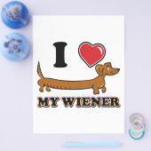 I-HEART-MY-WEINER FLYER (Einzeln)