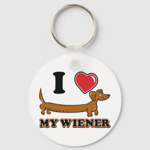 I-HEART-MY-WEINER SCHLÜSSELANHÄNGER