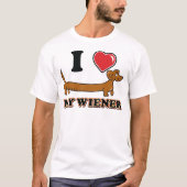 I-HEART-MY-WEINER T-Shirt (Vorderseite)
