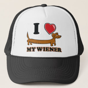 I-HEART-MY-WEINER TRUCKERKAPPE