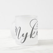 I Heart Mykonos, Griechenland Mattglastasse (Vorderseite Links)