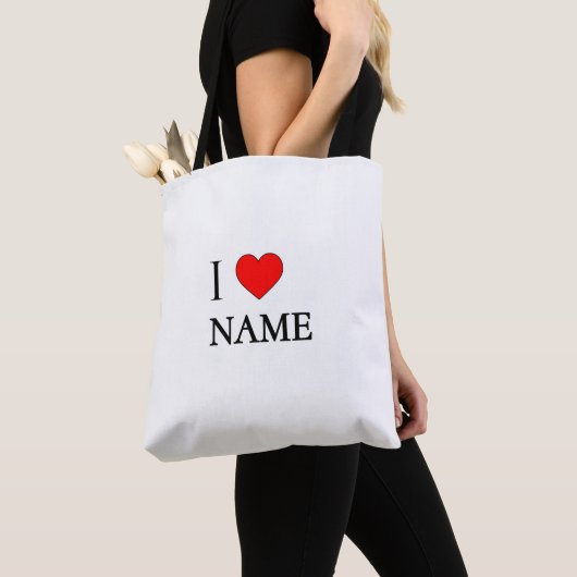 I heart Name (customisable) Tasche (Von Nahem)