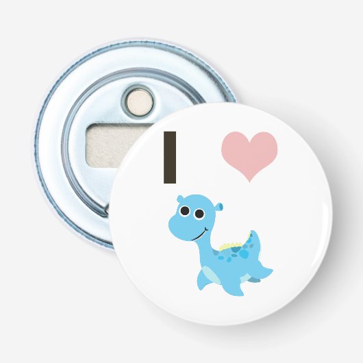 I Heart Nessie Flaschenöffner (Vorderseite)