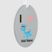 I Heart Nessie Ornament (Vorderseite)