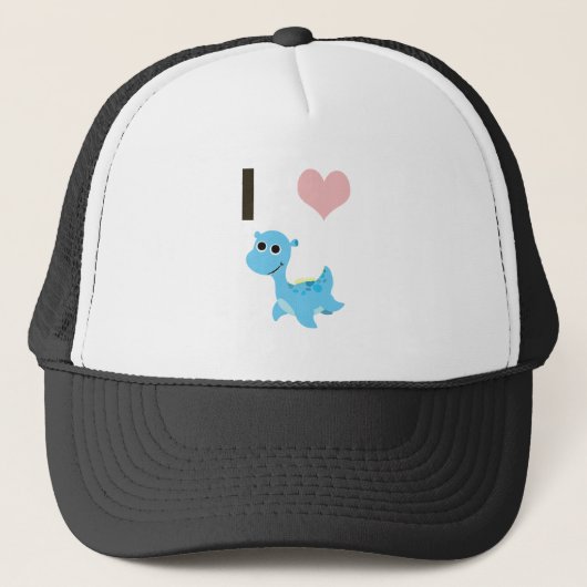 I Heart Nessie Truckerkappe (Vorderseite)
