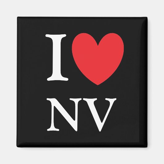 I Heart Nevada Magnet (Vorne)