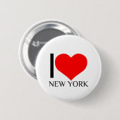 I HEART NEW YORK BUTTON (Vorne & Hinten)