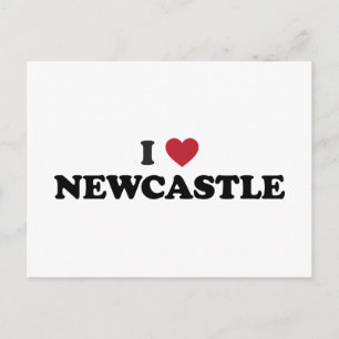 I Heart Newcastle England Postkarte
