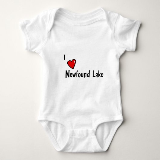 I Heart Newfound Lake Baby Strampler (Vorderseite)
