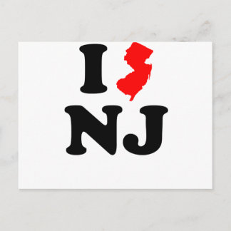 I Heart NJ Postkarte