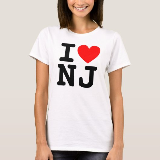 I Heart NJ Shirt (Vorderseite)