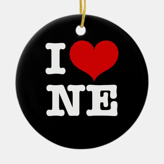 I Heart Northeast Ornament (Vorne)