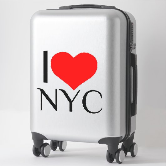 I HEART NYC AUFKLEBER (Koffer)