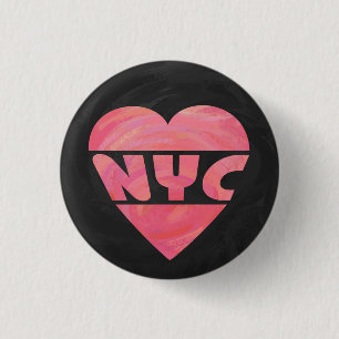 I Heart NYC Button