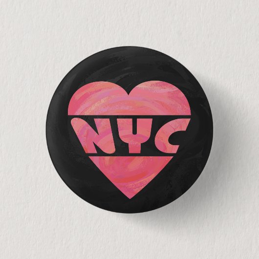 I Heart NYC Button (Vorderseite)