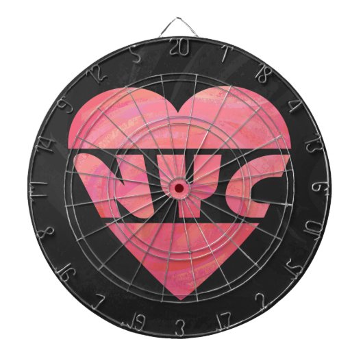 I Heart NYC Dartscheibe (vorne)