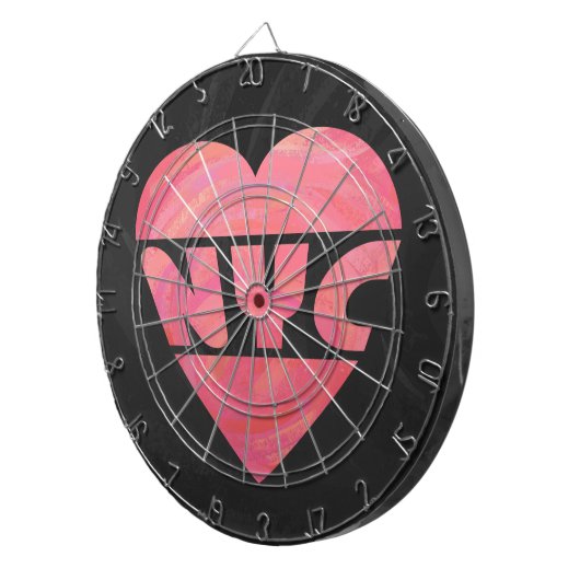 I Heart NYC Dartscheibe (Vorderseite rechts)