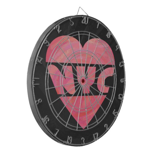 I Heart NYC Dartscheibe (Vorderseite Links)