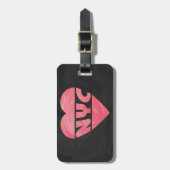 I Heart NYC Gepäckanhänger (Vorderseite vertikal)