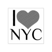 I HEART NYC GUMMISTEMPEL (Prägung)