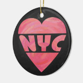 I Heart NYC Keramikornament (Links)