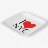 I HEART NYC PAPPTELLER (Gewinkelt)