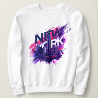 I Heart NYC" T-Shirt - Casual New York City Urban Sweatshirt