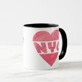 I Heart NYC Tasse (VorderseiteRechts)