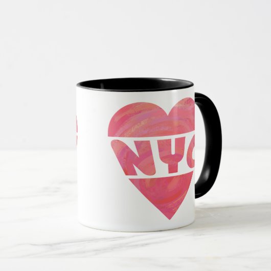 I Heart NYC Tasse (VorderseiteRechts)