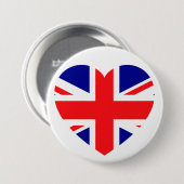 I Heart of UK Button (Vorne & Hinten)