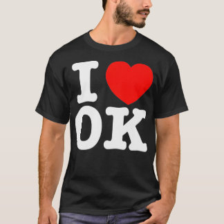 I Heart Oklahoma (OK) Liebe Premium T-Shirt