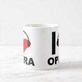 I Heart Opera Funny Mug Kaffeetasse (Mittel)