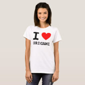 I Heart ORIGAMI Shirt (Vorne ganz)