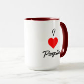 I Heart Pangolins Tasse (VorderseiteRechts)